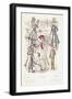 Fashions for Young Boys and Girls, from 'Revue De La Mode', 1900-null-Framed Giclee Print