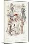 Fashions for Young Boys and Girls, from 'Revue De La Mode', 1900-null-Mounted Giclee Print