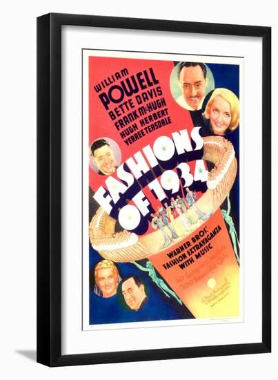 Fashions of 1934-null-Framed Art Print