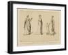 Fashions of the 6th Year, after Le Journal Des Dames-Raphael Jacquemin-Framed Giclee Print