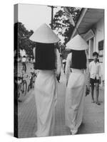 Fashions of Vietnamese Women-John Dominis-Stretched Canvas