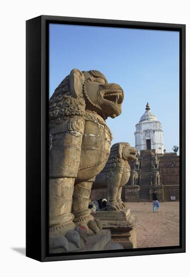 Fasidega Temple, Durbar Square, Bhaktapur-Ian Trower-Framed Stretched Canvas