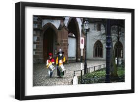 Fasnacht Celebration, Basel, Switzerland-null-Framed Photographic Print