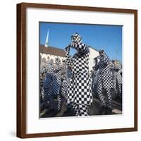 Fasnact Spring Carnival Parade, Basel, Switzerland, Europe-Christian Kober-Framed Photographic Print