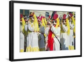 Fasnact Spring Carnival Parade, Basel, Switzerland, Europe-Christian Kober-Framed Photographic Print