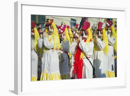Fasnact Spring Carnival Parade, Basel, Switzerland, Europe-Christian Kober-Framed Photographic Print