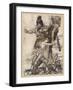 Fasolt and Fafner-Arthur Rackham-Framed Art Print