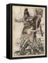 Fasolt and Fafner-Arthur Rackham-Framed Stretched Canvas