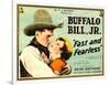 FAST AND FEARLESS, from left: Jay Wilsey (aka Buffalo Bill Jr.), Jean Arthur, 1924-null-Framed Art Print