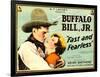 FAST AND FEARLESS, from left: Jay Wilsey (aka Buffalo Bill Jr.), Jean Arthur, 1924-null-Framed Art Print