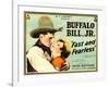 FAST AND FEARLESS, from left: Jay Wilsey (aka Buffalo Bill Jr.), Jean Arthur, 1924-null-Framed Art Print