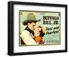 FAST AND FEARLESS, from left: Jay Wilsey (aka Buffalo Bill Jr.), Jean Arthur, 1924-null-Framed Art Print