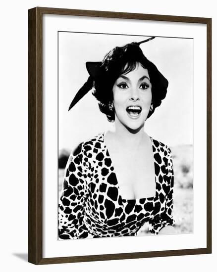 Fast and Sexy, (aka Anna Di Brooklyn), Gina Lollobrigida, 1958-null-Framed Photo