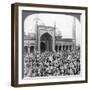 Fast Day Within the Jumma Musjid, Delhi, India, 1903-Underwood & Underwood-Framed Giclee Print