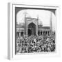 Fast Day Within the Jumma Musjid, Delhi, India, 1903-Underwood & Underwood-Framed Giclee Print