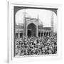 Fast Day Within the Jumma Musjid, Delhi, India, 1903-Underwood & Underwood-Framed Giclee Print