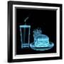 Fast Food Burger-sauliusl-Framed Art Print