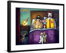 Fast Food Nightmare 1-Leah Saulnier-Framed Giclee Print