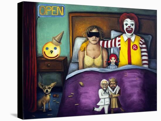 Fast Food Nightmare 1-Leah Saulnier-Stretched Canvas