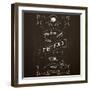 Fast Food on the Restaurant Menu Chalkboard-incomible-Framed Art Print