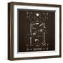 Fast Food on the Restaurant Menu Chalkboard-incomible-Framed Art Print