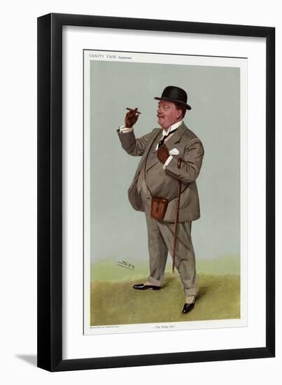 Fast Looking Gent 1907-Leslie Ward-Framed Art Print