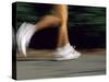 Fast Moving Feet and Legs-null-Stretched Canvas