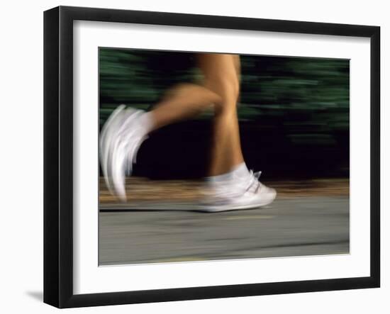 Fast Moving Feet and Legs-null-Framed Photographic Print