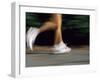 Fast Moving Feet and Legs-null-Framed Photographic Print