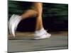 Fast Moving Feet and Legs-null-Mounted Photographic Print