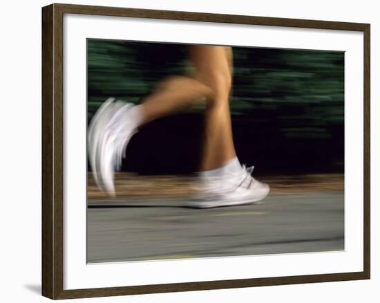 Fast Moving Feet and Legs-null-Framed Photographic Print