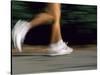 Fast Moving Feet and Legs-null-Stretched Canvas