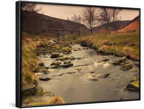 Fast Moving Stream, Near Ladybower Reservoir, Peak District Nat'l Park, Derbyshire, England-Ian Egner-Framed Photographic Print