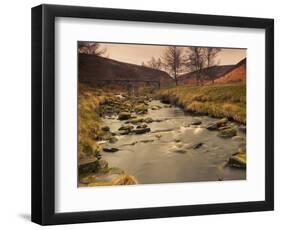 Fast Moving Stream, Near Ladybower Reservoir, Peak District Nat'l Park, Derbyshire, England-Ian Egner-Framed Photographic Print