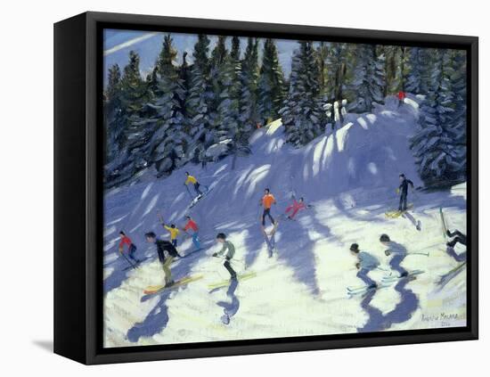 Fast Run, 2004-Andrew Macara-Framed Stretched Canvas