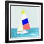 Fast Sail-null-Framed Art Print