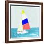 Fast Sail-null-Framed Art Print