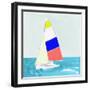 Fast Sail-null-Framed Art Print