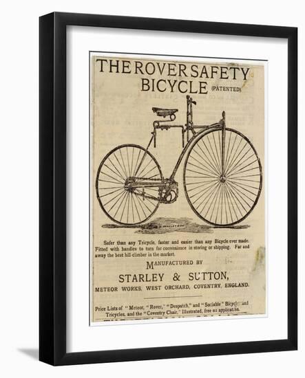 Faster and Easier Than Any Bicycle Ever Made-null-Framed Photographic Print