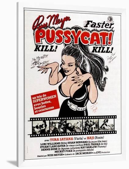 Faster, Pussycat! Kill! Kill!, French Poster Art, 1965-null-Framed Art Print