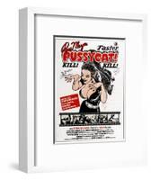 Faster, Pussycat! Kill! Kill!, French Poster Art, 1965-null-Framed Art Print