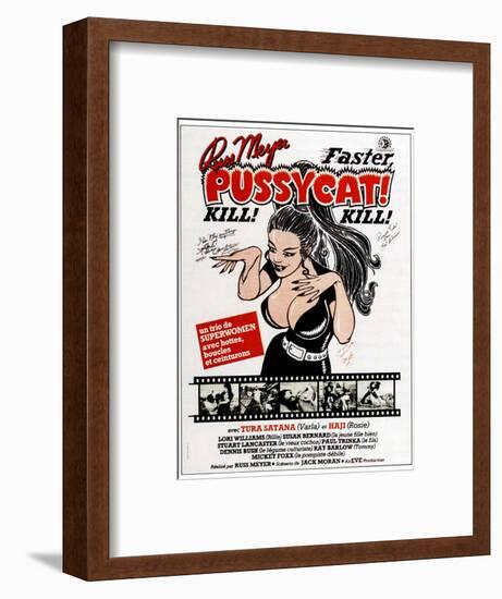 Faster, Pussycat! Kill! Kill!, French Poster Art, 1965-null-Framed Art Print