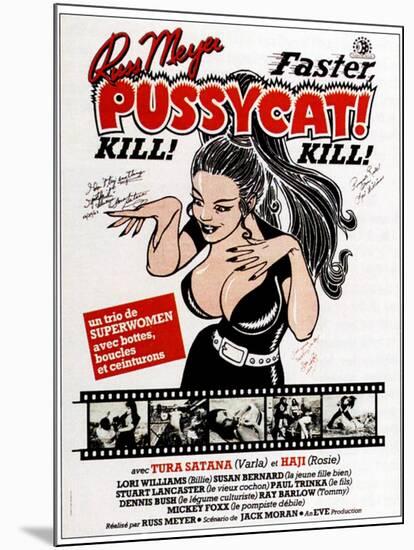 Faster, Pussycat! Kill! Kill!, French Poster Art, 1965-null-Mounted Art Print