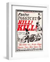 Faster, Pussycat! Kill! Kill!, Paul Trinka, Tura Satana, Lori Williams, Haji, 1965-null-Framed Art Print