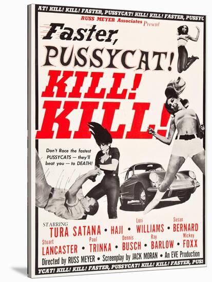 Faster, Pussycat! Kill! Kill!, Paul Trinka, Tura Satana, Lori Williams, Haji, 1965-null-Stretched Canvas