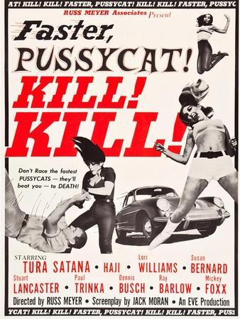 PUSSYCAT! KILL! KILL! KILL! 貴重3名サイン入り Faster, Pussycat! Kill! Kill! Posters & Wall Art Prints