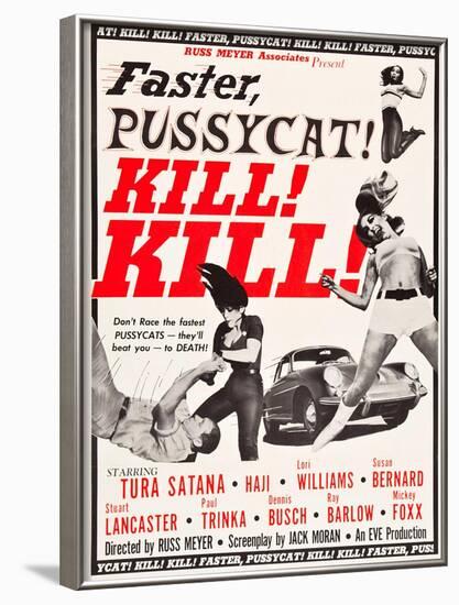 Faster, Pussycat! Kill! Kill!, Paul Trinka, Tura Satana, Lori Williams, Haji, 1965-null-Framed Art Print