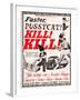 Faster, Pussycat! Kill! Kill!, Paul Trinka, Tura Satana, Lori Williams, Haji, 1965-null-Framed Art Print