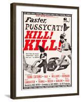 Faster, Pussycat! Kill! Kill!, Paul Trinka, Tura Satana, Lori Williams, Haji, 1965-null-Framed Art Print