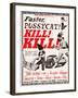 Faster, Pussycat! Kill! Kill!, Paul Trinka, Tura Satana, Lori Williams, Haji, 1965-null-Framed Art Print